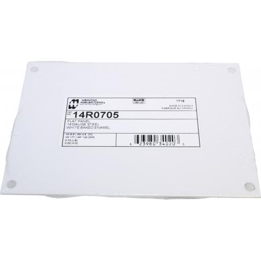 Hammond Electronics Mounting plate ocel bílá (d x š x v) 171 x 124 x 1.8 mm 1 ks