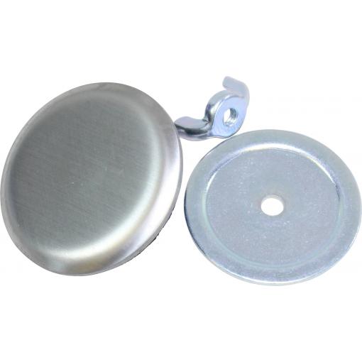 Hammond Electronics zátka nerezová ocel nerezová ocel (Ø x v) 48 mm x 18 mm 1 ks