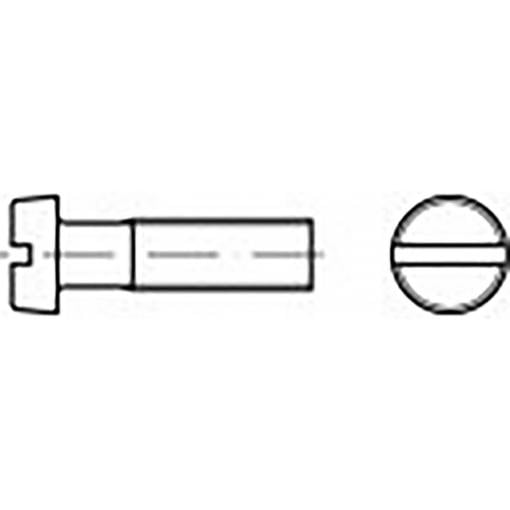 TOOLCRAFT TO-6852543 šrouby s válcovou hlavou M3.5 12 mm příruba DIN 84 ocel pozinkované 2000 ks
