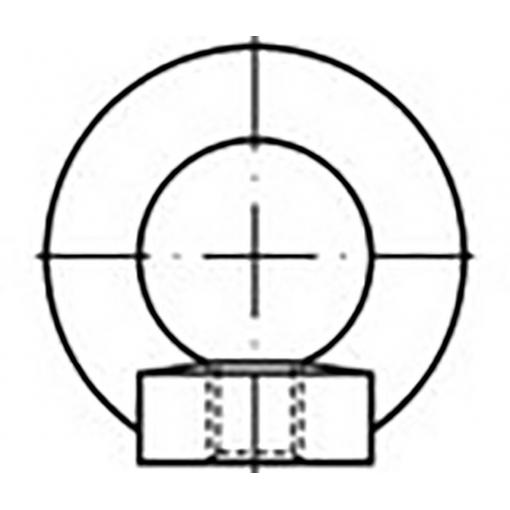 TOOLCRAFT TO-6855681 závěsná oka M6 DIN 582 ocel 25 ks