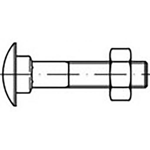 TOOLCRAFT TO-6855729 šrouby s plochou kulatou hlavou M5 20 mm DIN 603 ocel pozinkované 100 ks