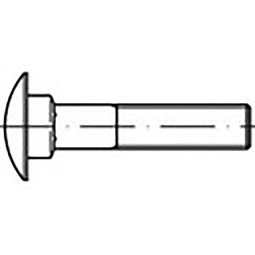 TOOLCRAFT TO-6855765 šrouby s plochou kulatou hlavou M12 30 mm DIN 603 ocel pozinkováno žárem 100 ks