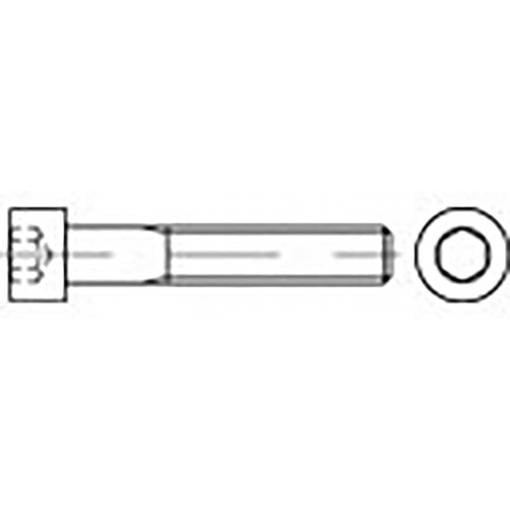 TOOLCRAFT TO-6855993 šrouby s válcovou hlavou M4 8 mm vnitřní šestihran DIN 912 ocel pozinkované 500 ks
