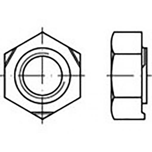 TOOLCRAFT TO-6857451 matice přivařovací šestihranné M8 DIN 929 ocel 1000 ks