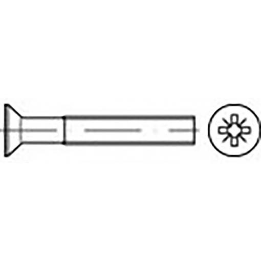 TOOLCRAFT TO-6863376 zápustný šroub M6 35 mm křížová drážka Pozidriv DIN 965 Ušlechtilá ocel V2A A2 200 ks