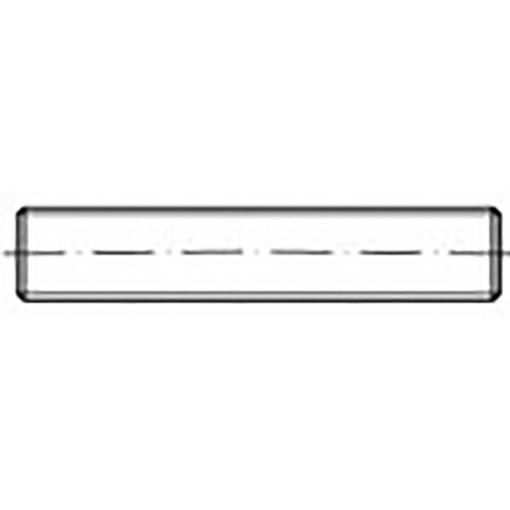 TOOLCRAFT TO-6864282 závitový čep, svorník M20 25 cm Ušlechtilá ocel V4A A4 5 ks