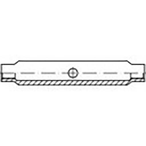 TOOLCRAFT TO-6865971 matice napínáku M24 ocel pozinkované DIN 1478 1 ks