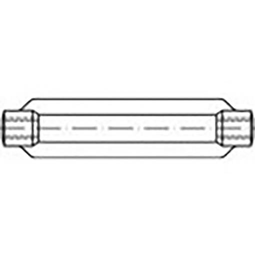 TOOLCRAFT TO-6866004 matice napínáku M10 ocel pozinkované DIN 1480 1 ks