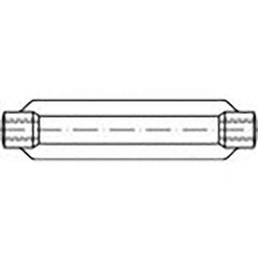 TOOLCRAFT TO-6866016 matice napínáku M24 ocel pozinkované DIN 1480 1 ks