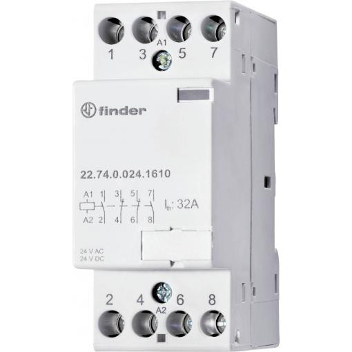 Finder 22.74.0.230.1310 instalační stykač 4 spínací kontakty 230 V 1 ks