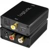 LogiLink CA0101 LogiLink - Digital-Analog-Audiowandler Toslink / cinch / jack audio adaptér [1x Toslink zásuvka (ODT), cinch zásuvka - 1x cinch zásuvka, cinch