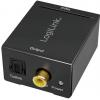 LogiLink CA0102 Toslink / cinch audio adaptér [2x cinch zásuvka, cinch zásuvka - 1x Toslink zásuvka (ODT), cinch zásuvka] černá
