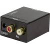 LogiLink CA0102 Toslink / cinch audio adaptér [2x cinch zásuvka, cinch zásuvka - 1x Toslink zásuvka (ODT), cinch zásuvka] černá