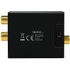 LogiLink CA0102 Toslink / cinch audio adaptér [2x cinch zásuvka, cinch zásuvka - 1x Toslink zásuvka (ODT), cinch zásuvka] černá