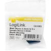 LogiLink CA1002 Adapter jack audio adaptér [1x jack zástrčka 3,5 mm - 2x jack zásuvka 3,5 mm, jack zásuvka 3,5 mm] černá