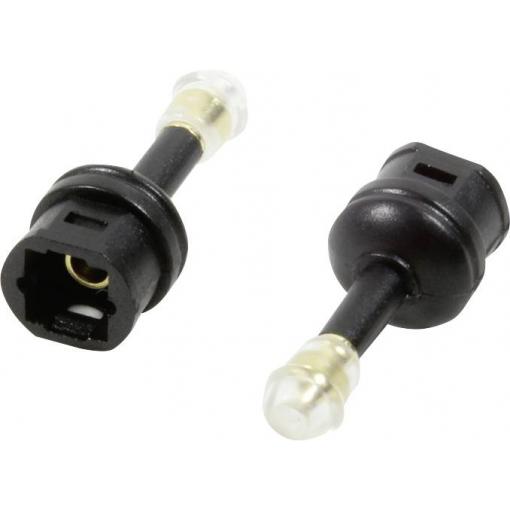 LogiLink CA1014 Adapter Toslink audio adaptér [1x Toslink zásuvka (ODT) - 1x Toslink zástrčka (ODT)] černá