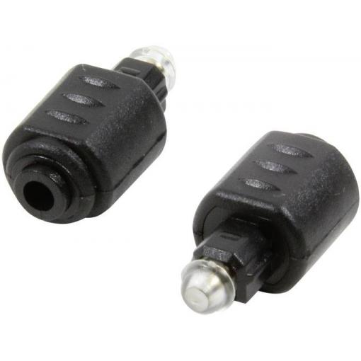 LogiLink CA1016 Toslink audio adaptér [1x Toslink zástrčka (ODT) - 1x Toslink zásuvka (ODT)] černá