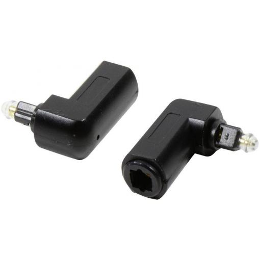 LogiLink CA1017 Adapter Toslink audio adaptér [1x Toslink zástrčka (ODT) - 1x Toslink zásuvka (ODT)] černá