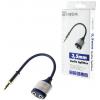LogiLink CA1100 Kabel jack audio adaptér [1x jack zástrčka 3,5 mm - 2x jack zásuvka 3,5 mm] černá