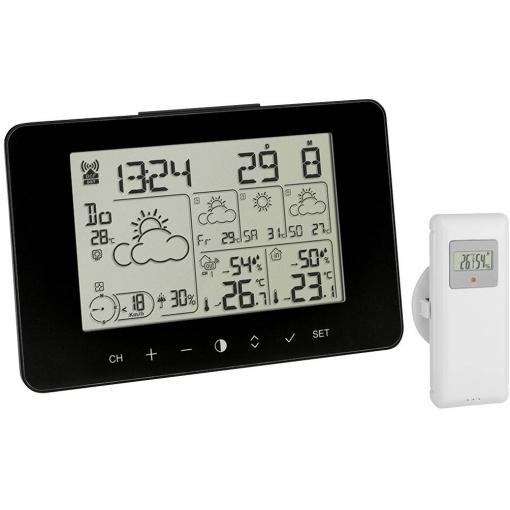 TFA Dostmann 35.1156.01 35.1156.01 digitální bezdrátová meteostanice Předpověď pro 4 dny Počet senzorů (max.) 3 ks