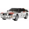 Tamiya TT-02 Audi Quattro Rally komutátorový 1:10 RC model auta elektrický silniční model 4WD (4x4) Kompletní ekonomická sada 2,4 GHz exkluzivní sada