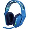 Logitech Gaming G733 LIGHTSPEED Headset otevřená (On Ear) bezdrátová 7.1 Surround modrá regulace hlasitosti Gaming