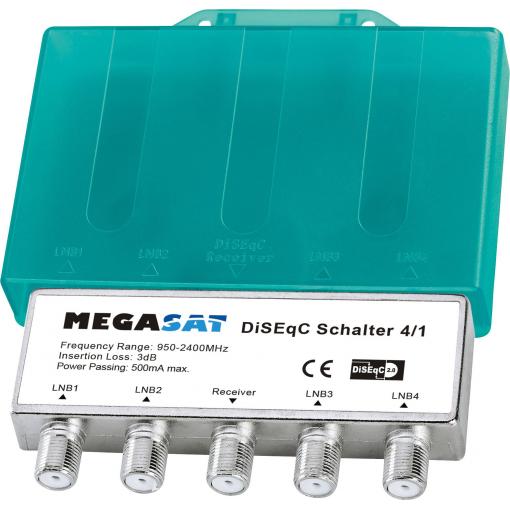 MegaSat DiSEqC 4/1 Pro Přepínač DiSEqC 4 (4 SAT/0 terestrický) 1