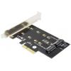 Digitus DS-33170 2 + 1 port Řadič M.2 PCIe Vhodný pro (SSD): 2230, 2242, 2260, 2280 vč. nízkoprofilového krycího plechu na prázdný slot