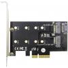 Digitus DS-33170 2 + 1 port Řadič M.2 PCIe Vhodný pro (SSD): 2230, 2242, 2260, 2280 vč. nízkoprofilového krycího plechu na prázdný slot