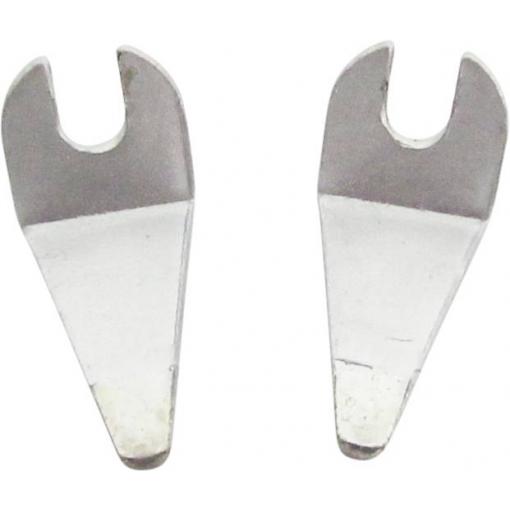 TOOLCRAFT pájecí hrot zploštělý Velikost hrotů 3 mm Délka hrotů 15 mm Obsah 1 pár