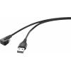 Renkforce USB kabel USB 2.0 USB-A zástrčka, USB Micro-B zástrčka 1.00 m černá RF-4598342