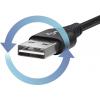 Renkforce USB kabel USB 2.0 USB-A zástrčka, USB Micro-B zástrčka 1.00 m černá RF-4598342