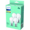 Philips LED 77463900 LED Energetická třída (EEK2021) F (A - G) E27 8 W = 60 W teplá bílá (Ø x d) 6 cm x 10.8 cm 4 ks