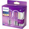 Philips LED 77759300 LED Energetická třída (EEK2021) F (A - G) E27 4.3 W = 40 W teplá bílá (Ø x d) 6 cm x 10.6 cm 2 ks