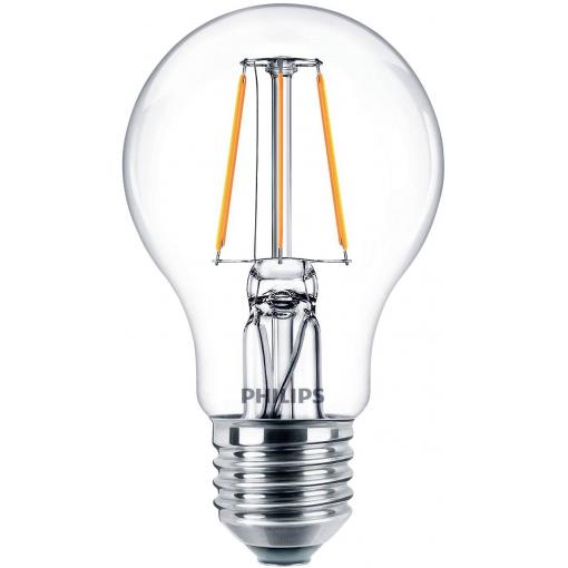 Philips LED 77759300 LED Energetická třída (EEK2021) F (A - G) E27 4.3 W = 40 W teplá bílá (Ø x d) 6 cm x 10.6 cm 2 ks