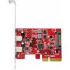 Renkforce RF-4599664 2 porty Karta řadiče USB 3.1 Gen 2 USB-C™ (USB 3.1 Gen 2) PCIe