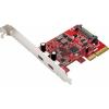 Renkforce RF-4599664 2 porty Karta řadiče USB 3.1 Gen 2 USB-C™ (USB 3.1 Gen 2) PCIe