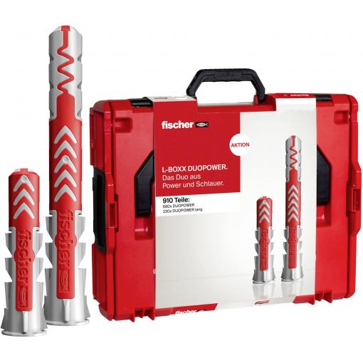 Fischer 558627 DUOPOWER Box s výběrem hmoždinek 910 díly