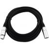 Omnitronic 3022055N XLR propojovací kabel [1x XLR zástrčka 3pólová - 1x XLR zásuvka 3pólová] 10.00 m černá