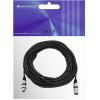 Omnitronic 3022058N XLR propojovací kabel [1x XLR zástrčka 3pólová - 1x XLR zásuvka 3pólová] 20.00 m černá