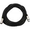 Omnitronic 30220595 XLR propojovací kabel [1x XLR zástrčka 3pólová - 1x XLR zásuvka 3pólová] 30.00 m černá