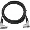 Omnitronic 30220632 XLR propojovací kabel [1x XLR zástrčka 3pólová - 1x XLR zásuvka 3pólová] 3.00 m černá