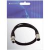 Omnitronic 30220761 XLR propojovací kabel [1x XLR zástrčka 5pólová - 1x XLR zásuvka 5pólová ] 0.50 m černá