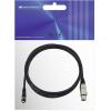 Omnitronic 30224028 XLR kabelový adaptér [1x cinch zástrčka - 1x XLR zásuvka 3pólová] 2.00 m černá