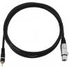 Omnitronic 30224028 XLR kabelový adaptér [1x cinch zástrčka - 1x XLR zásuvka 3pólová] 2.00 m černá