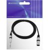 Omnitronic 3022519B XLR kabelový adaptér [1x XLR zástrčka 3pólová - 1x jack zástrčka 6,3 mm (mono)] 2.00 m černá