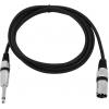 Omnitronic 3022519B XLR kabelový adaptér [1x XLR zástrčka 3pólová - 1x jack zástrčka 6,3 mm (mono)] 2.00 m černá