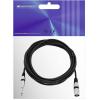 Omnitronic 3022519C XLR kabelový adaptér [1x XLR zástrčka 3pólová - 1x jack zástrčka 6,3 mm (mono)] 5.00 m černá