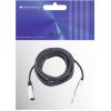 Omnitronic 3022519D XLR kabelový adaptér [1x XLR zástrčka 3pólová - 1x jack zástrčka 6,3 mm (mono)] 10.00 m černá