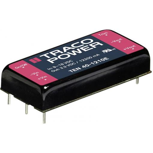 TracoPower TEN 40-2411E DC/DC měnič napětí do DPS 8 A 40 W Počet výstupů: 1 x Obsah 1 ks